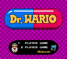 Dr. Wario Title Screen